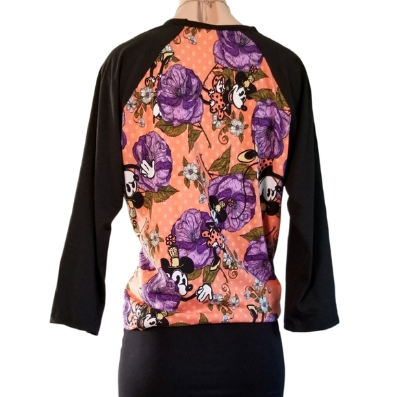 LuLaRoe top! $50 Retail Disney Minnie Mouse, sz large, black, FINAL PRICE! - Picture 7 of 10